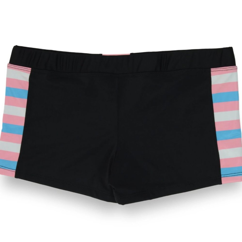 Transgender Flag Tomboier Swim Shorts